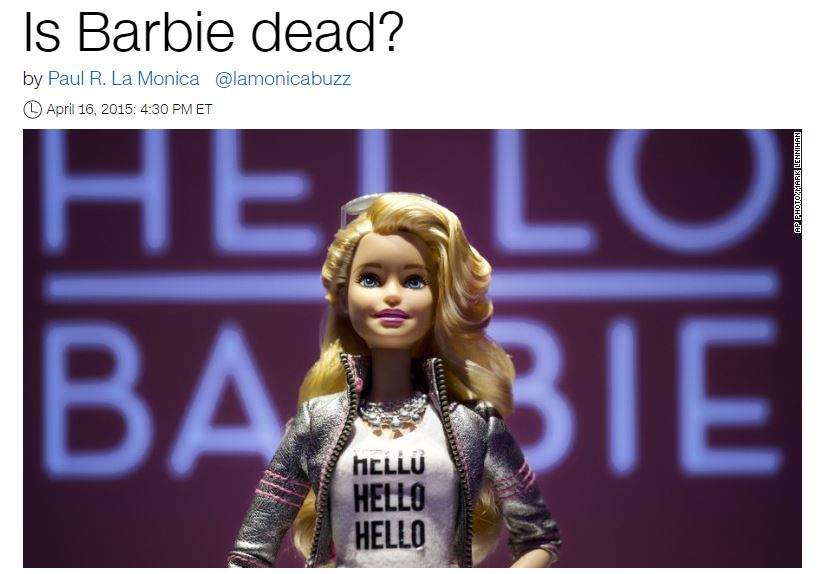 is barbie dead titolo CNN