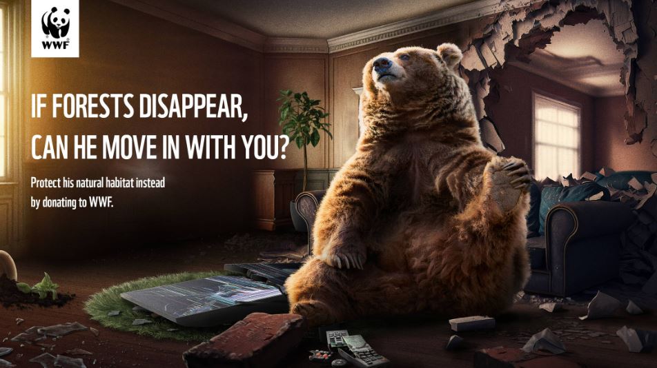 nuova campagna di wwf - roomies from the wild 01
