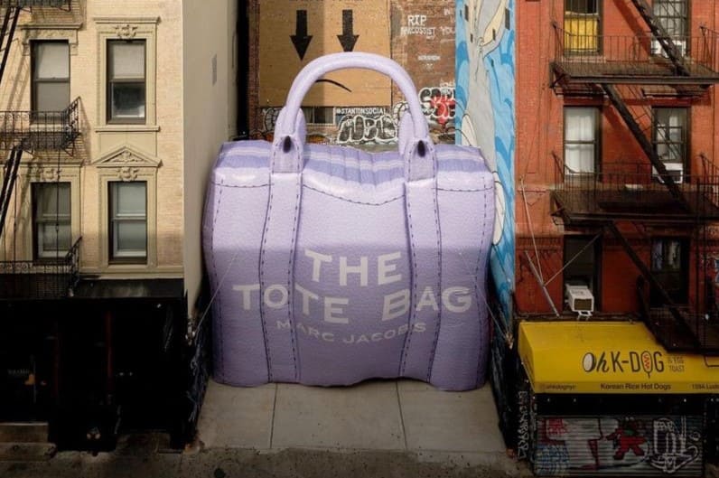 marc jacobs the tote bag - ninja marketing